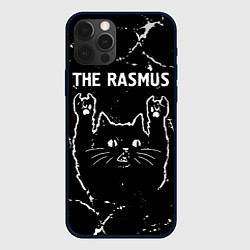 Чехол для iPhone 12 Pro Max Группа The Rasmus и рок кот, цвет: 3D-черный