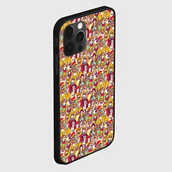Чехол для iPhone 12 Pro Max Люди и животные, цвет: 3D-черный — фото 2