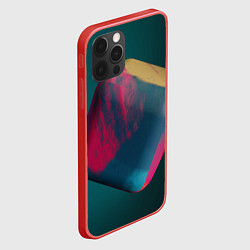 Чехол для iPhone 12 Pro Max Абстрактный огромный куб, цвет: 3D-красный — фото 2