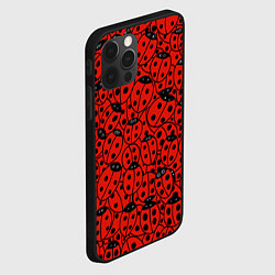 Чехол для iPhone 12 Pro Max Нашествие божьих коровок, цвет: 3D-черный — фото 2