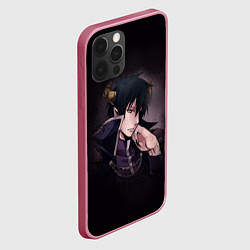 Чехол для iPhone 12 Pro Max The Devil Is a Part-Timer, цвет: 3D-малиновый — фото 2