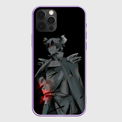 Чехол для iPhone 12 Pro Max Повелитель тьмы на подработке - Демон Садао, цвет: 3D-сиреневый