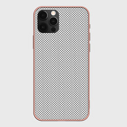 Чехол для iPhone 12 Pro Max Белая змея, цвет: 3D-светло-розовый