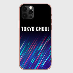 Чехол для iPhone 12 Pro Max Tokyo Ghoul stream, цвет: 3D-светло-розовый