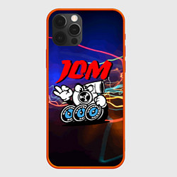 Чехол для iPhone 12 Pro Max JDM style - engine - gesture, цвет: 3D-красный