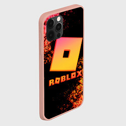 Чехол для iPhone 12 Pro Max Roblox logo gradient, цвет: 3D-светло-розовый — фото 2
