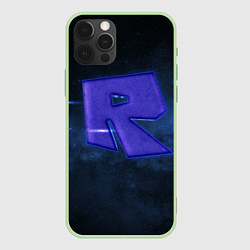 Чехол для iPhone 12 Pro Max Roblox space, цвет: 3D-салатовый