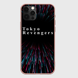 Чехол для iPhone 12 Pro Max Tokyo Revengers infinity, цвет: 3D-светло-розовый