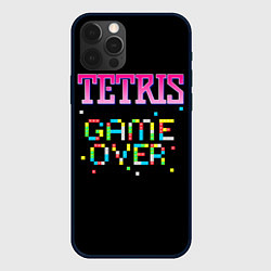 Чехол для iPhone 12 Pro Max Tetris - Game Over, цвет: 3D-черный