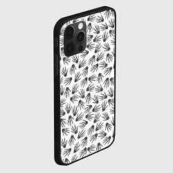 Чехол для iPhone 12 Pro Max Ладонь скелета, цвет: 3D-черный — фото 2