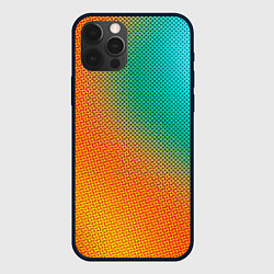 Чехол для iPhone 12 Pro Max Полутоновый градиент - текстура, цвет: 3D-черный