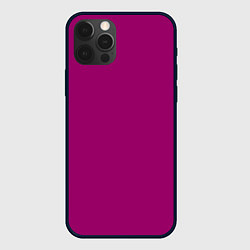 Чехол для iPhone 12 Pro Max Баклажановый радуга, цвет: 3D-черный