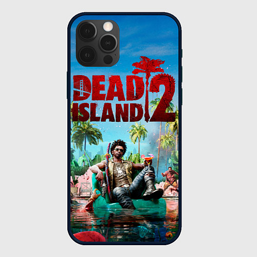 Чехол iPhone 12 Pro Max Dead island two / 3D-Черный – фото 1