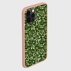 Чехол для iPhone 12 Pro Max Милитари камни, цвет: 3D-светло-розовый — фото 2