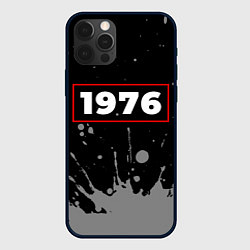 Чехол для iPhone 12 Pro Max 1976 - в красной рамке на темном, цвет: 3D-черный