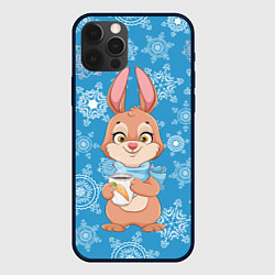 Чехол для iPhone 12 Pro Max Морковный кофе, цвет: 3D-черный