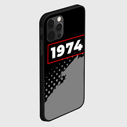 Чехол для iPhone 12 Pro Max 1974 - в красной рамке на темном, цвет: 3D-черный — фото 2