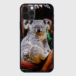 Чехол для iPhone 12 Pro Max Очень уставшая коала, цвет: 3D-черный