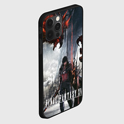 Чехол для iPhone 12 Pro Max Клайв и Феникс Final fantasy 16, цвет: 3D-черный — фото 2