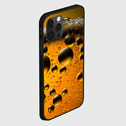 Чехол для iPhone 12 Pro Max Пиво пенное светлое, цвет: 3D-черный — фото 2