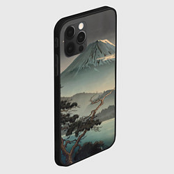 Чехол для iPhone 12 Pro Max Великий вулкан Фудзияма, цвет: 3D-черный — фото 2