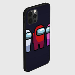 Чехол для iPhone 12 Pro Max Красный среди предателей, цвет: 3D-черный — фото 2