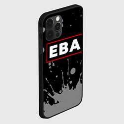 Чехол для iPhone 12 Pro Max Ева - в красной рамке на темном, цвет: 3D-черный — фото 2