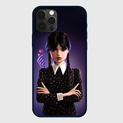Чехол для iPhone 12 Pro Max Красивая Уэнсдэй, цвет: 3D-черный