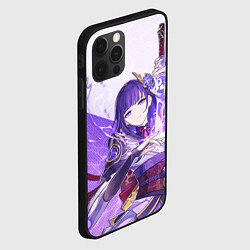 Чехол для iPhone 12 Pro Max Raiden Shogun Reign of Serenity, цвет: 3D-черный — фото 2