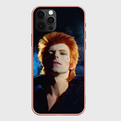 Чехол для iPhone 12 Pro Max David Bowie - Jean Genie, цвет: 3D-светло-розовый