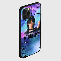 Чехол для iPhone 12 Pro Max Уэнсдэй черные ветки, цвет: 3D-черный — фото 2