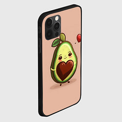 Чехол для iPhone 12 Pro Max Влюбленная авокадо - парные, цвет: 3D-черный — фото 2