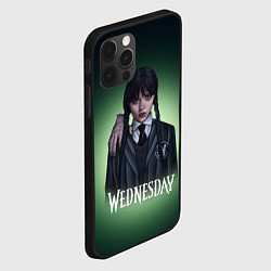 Чехол для iPhone 12 Pro Max Wednesday green, цвет: 3D-черный — фото 2