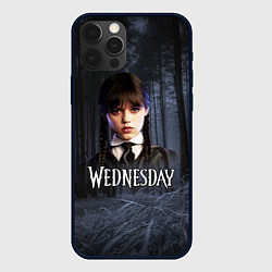 Чехол для iPhone 12 Pro Max Уэнсдэй фото, цвет: 3D-черный