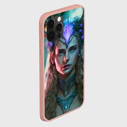 Чехол для iPhone 12 Pro Max Сказочная принцесса, цвет: 3D-светло-розовый — фото 2