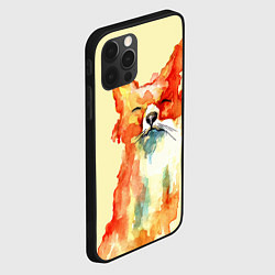 Чехол для iPhone 12 Pro Max Живописная лисица, цвет: 3D-черный — фото 2
