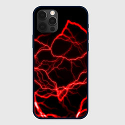 Чехол для iPhone 12 Pro Max Молнии гроза ночь, цвет: 3D-черный