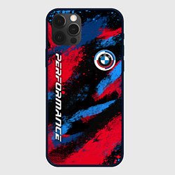 Чехол для iPhone 12 Pro Max Бмв - цвета м серии, цвет: 3D-черный