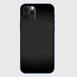 Чехол для iPhone 12 Pro Max Черная виньетка для черного, цвет: 3D-черный