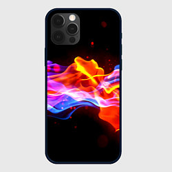 Чехол для iPhone 12 Pro Max Битвы огней волны, цвет: 3D-черный
