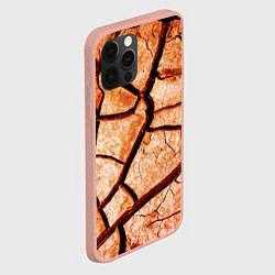 Чехол для iPhone 12 Pro Max Треснувшая земля, цвет: 3D-светло-розовый — фото 2