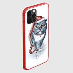 Чехол для iPhone 12 Pro Max Кот гномыч, цвет: 3D-красный — фото 2