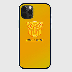 Чехол для iPhone 12 Pro Max Bumblebee градиент, цвет: 3D-черный
