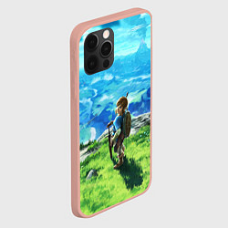 Чехол для iPhone 12 Pro Max Link, цвет: 3D-светло-розовый — фото 2