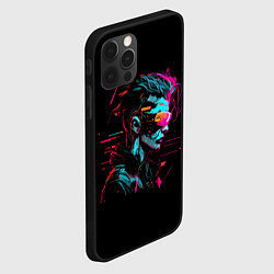 Чехол для iPhone 12 Pro Max Cyber girl, цвет: 3D-черный — фото 2