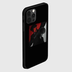 Чехол для iPhone 12 Pro Max Три дня дождя - Байполар, цвет: 3D-черный — фото 2