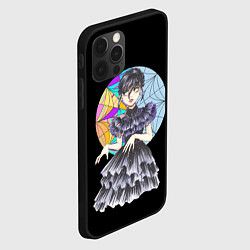 Чехол для iPhone 12 Pro Max Wednesday Addams танцует, цвет: 3D-черный — фото 2