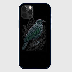 Чехол для iPhone 12 Pro Max Чёрный Ворон птица тёмная, цвет: 3D-черный