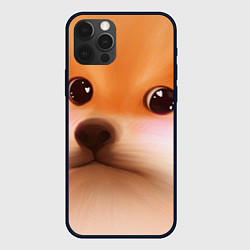 Чехол для iPhone 12 Pro Max Милый доге мем, цвет: 3D-черный