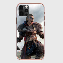 Чехол для iPhone 12 Pro Max Assassins Creed Эйвор, цвет: 3D-светло-розовый